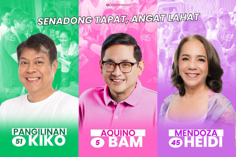 Silang WALANG BAHID NG KORAPSYON ang dapat mailuklok sa Senado.📢

Tara po, suportahan po natin sila sa darating na eleksyon! ❤️🌷