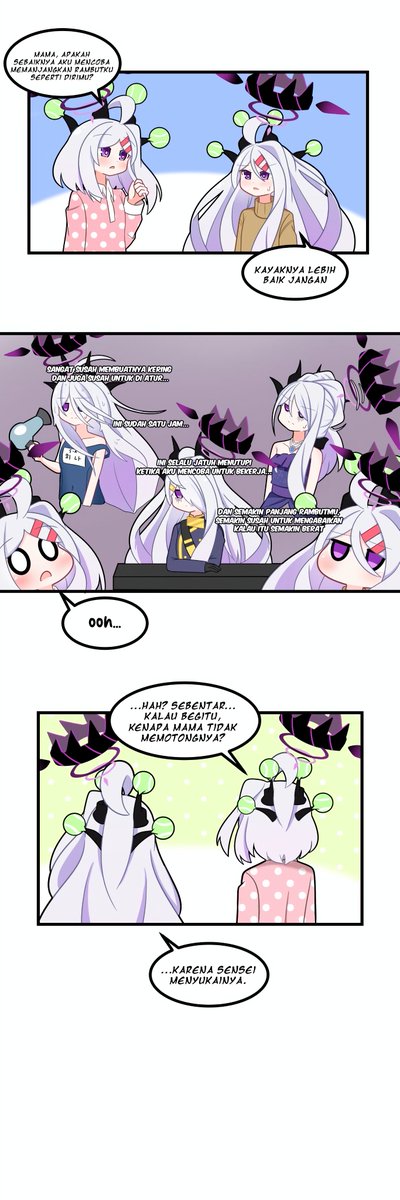 MintsArchive's tweet photo. @oneso4628 Indonesia Translation by 
@MintsArchive

Source Comic : 
@oneso4628

"Panjang Rambut" https://t.co/YqcRXcaw6k
