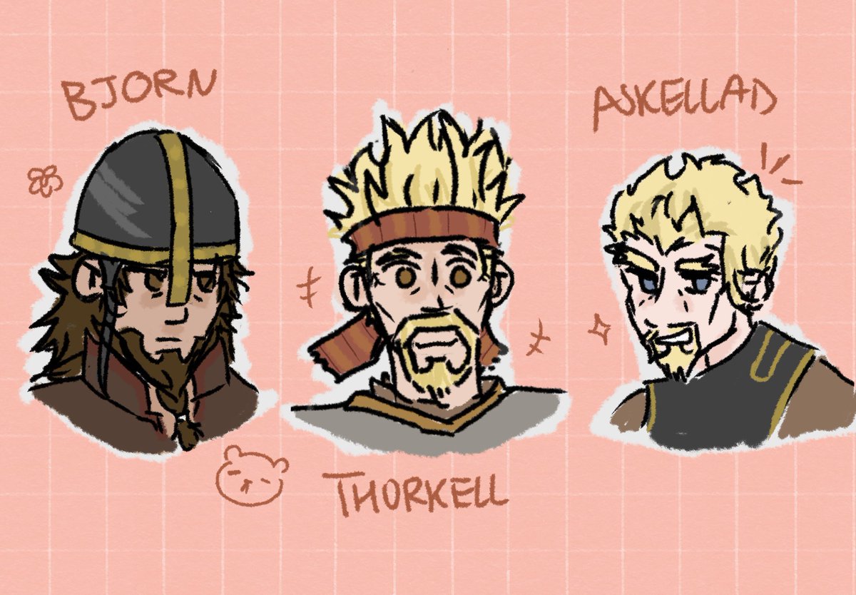 eepycritter1's tweet image. The senior citizens! #VINLAND_SAGA #bjorn #thorkell #askellad