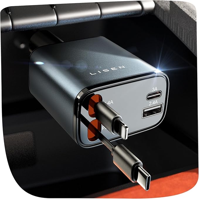 TechTasticDaily's tweet image. ⚡ LISEN 69W Retractable Car Charger – Fast USB-C Charging for iPhone & More! 🚗🔋 #FastCharge #CarAccessories #TechGifts #TechTasticDaily
amzn.to/4gT777N