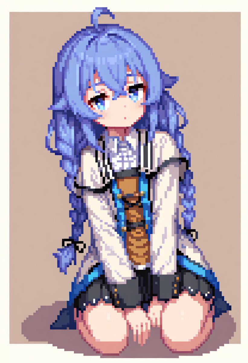 無職転生🎨ドット絵風イラスト Mushokutensei / Roxy Migurdia #AIart
