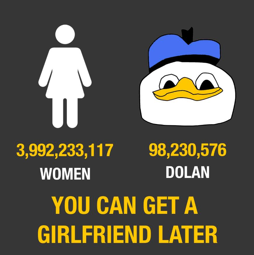 MikeyTrading's tweet photo. Reminder that $DOLAN is more scarce than women https://t.co/74Um8Ng0iZ