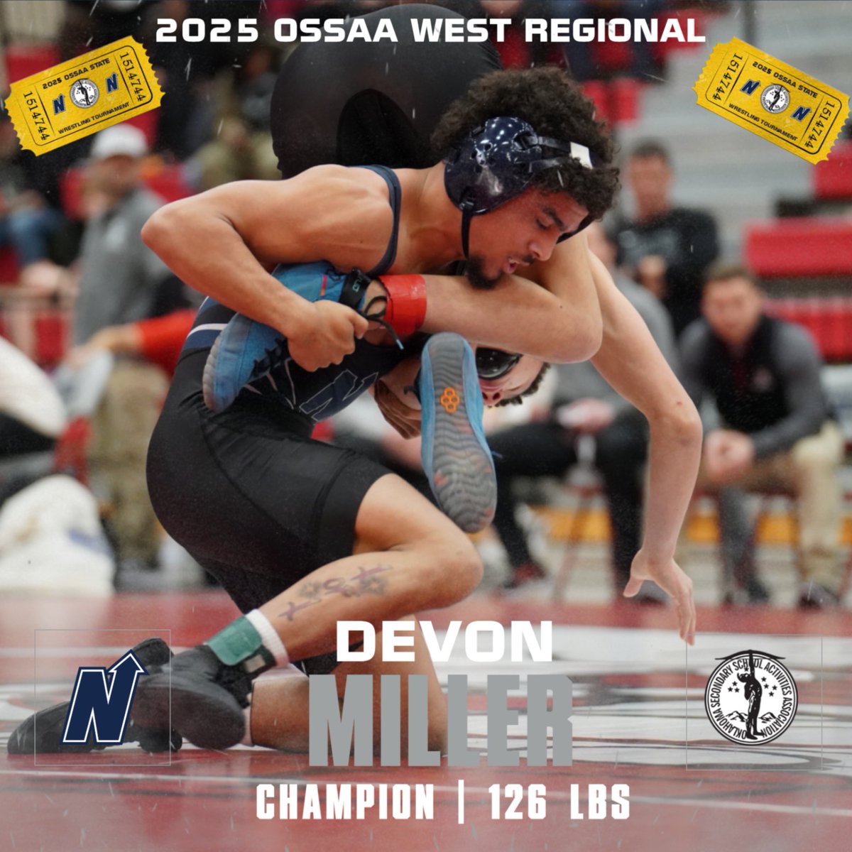 Edmond North Athletics (@north_edmond) on Twitter photo Congrats to @isthat_dmill on winning the OSSAA 6A West Regional Championship at 126 lbs & earning a spot in the 2025 OSSAA State Wrestling Tournament! #HuskyNation #uN1ty <a href="/ENHSWrestling/">ENHS Wrestling</a> <a href="/huskywrestle/">Harrison Wrestling</a> Congrats to @isthat_dmill on winning the OSSAA 6A West Regional Championship at 126 lbs & earning a spot in the 2025 OSSAA State Wrestling Tournament! #HuskyNation #uN1ty <a href="/ENHSWrestling/">ENHS Wrestling</a> <a href="/huskywrestle/">Harrison Wrestling</a>