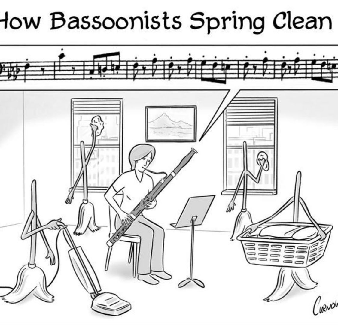 #jokeoftheday Isn’t it time for a #bassoon joke? Get it? #music