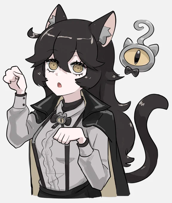 It's the Grimmi! But with cat ears! Nya!#grimmipics 