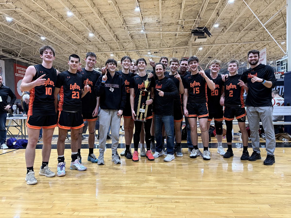 Tyler Heat Basketball (@tylerheatbball) on Twitter photo 2/22/25
Game 37 Final- Tyler Heat 76, Houston Raiders 66
Tyler Heat win their first regional title with the help of 36 points from <a href="/WakerHartman3/">Waker Hartman</a> !
<a href="/NCHBCLive/">HomeSchoolBasketball</a> <a href="/hoopinsider/">Hoopinsider</a> <a href="/PhilHicksETFS/">Phil Hicks</a> <a href="/BrandonOSports/">Brandon Ogden</a> <a href="/CowboyTD/">Garrett Sanders</a> <a href="/etfinalscore/">Tyler Paper Sports</a> 2/22/25
Game 37 Final- Tyler Heat 76, Houston Raiders 66
Tyler Heat win their first regional title with the help of 36 points from <a href="/WakerHartman3/">Waker Hartman</a> !
<a href="/NCHBCLive/">HomeSchoolBasketball</a> <a href="/hoopinsider/">Hoopinsider</a> <a href="/PhilHicksETFS/">Phil Hicks</a> <a href="/BrandonOSports/">Brandon Ogden</a> <a href="/CowboyTD/">Garrett Sanders</a> <a href="/etfinalscore/">Tyler Paper Sports</a>