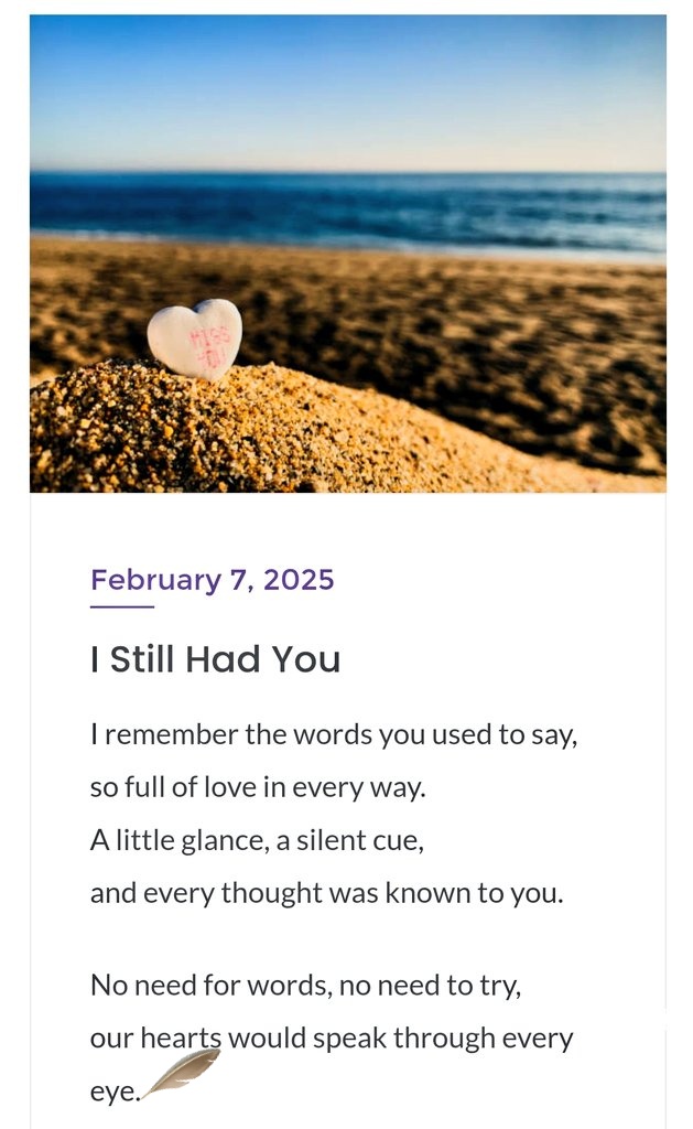 I Still had You ❤️ 
Read on herownworld.in
.
.
.
#poem #writerscommunity #blog #love #inspirational #youandme #writers #blog #herownworld