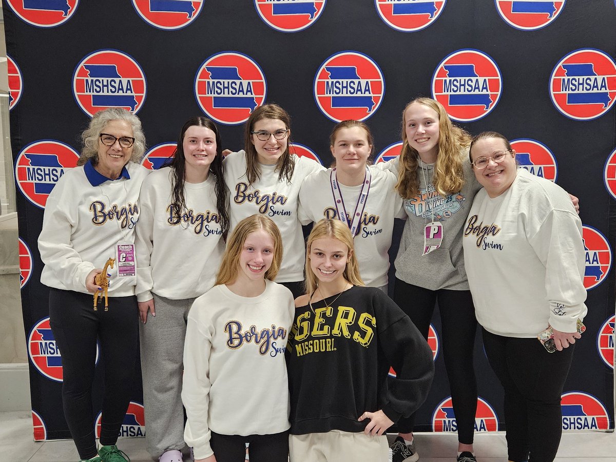 BorgiaSwim's tweet photo. Borgia swim finishes 14th out of 41 teams at the Class 1 State Championship. That's  the highest finish in the program's history!!
 #tinybutmighty https://t.co/EwfOVJfm9D