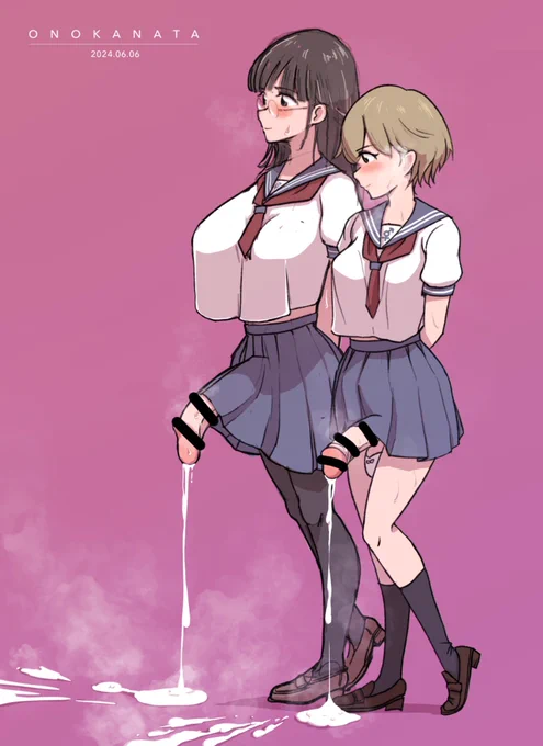 #三連休はフォロワーが増えるらしいふたなり娘がオナホで遊ぶ漫画とか、イラストを描いています。現在新刊の準備中。シャドバンされてるぽいので、フォロワーの皆さんのリポストが頼りです!よろしくお願いします#futanari #ふたなり 