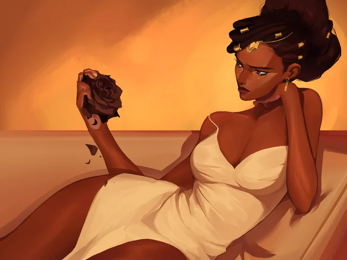 I wonder which goddess I'm drawing next