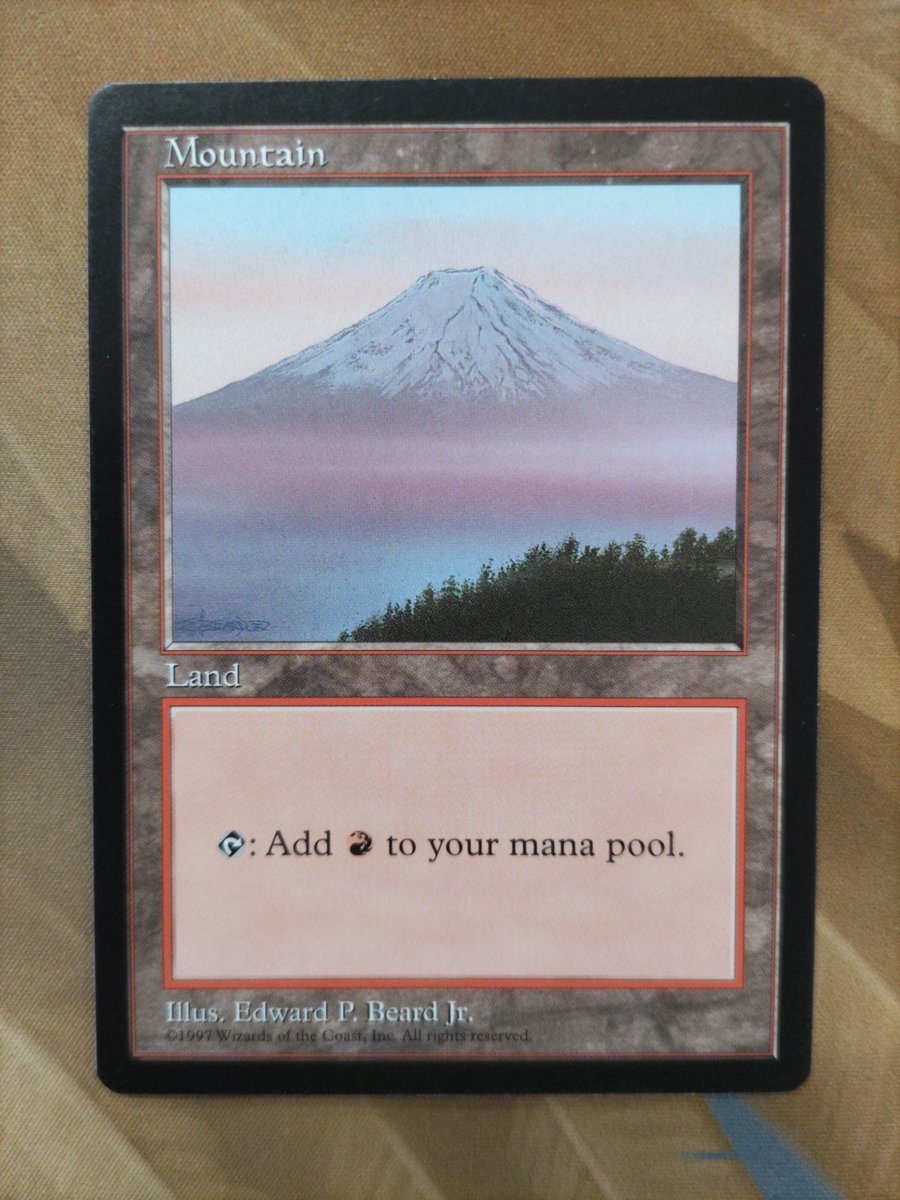APAC ランド LAND 富士山 3枚 APAC3)《山/Mountain》(Illus.Edward P