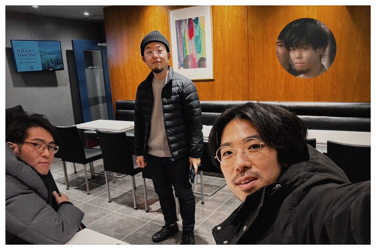スタジオワークでした。先に帰ってしまったDrシゲも右上に添えて。