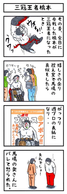 そうか。
今日は破壊王が初めて三冠王者になった日か。
#味のプロレス #今日は何の日 