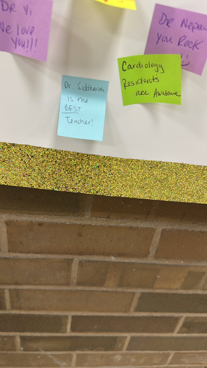 Siddievedder's tweet image. Turns out, all it takes to be the ‘BEST’ teacher is a sticky note endorsement! Makes my heart all fuzzy and warm- maybe in need of a Cardiology consult! 🥺
#Residentappreciationday