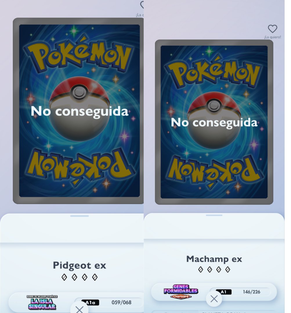 PablooGarcia92's tweet photo. #PokemonTCG #tcgpocket #Pokemon cambio dejo mi ID por si alguno está interesado 3420464645044542 https://t.co/heyjoX0RGL