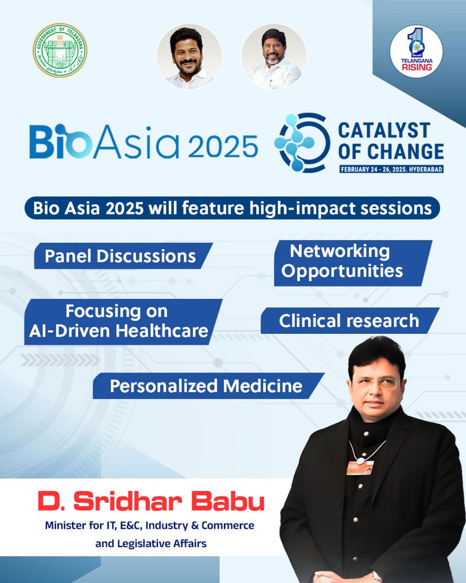 We are extremely excited with the response we have received from startups to participate in BioAsia 2025. 

Bio Asia is rightly poised as a global platform fostering innovation and collaboration within the life sciences and healthcare sectors. 

The 'Innovation Zone' at BioAsia
