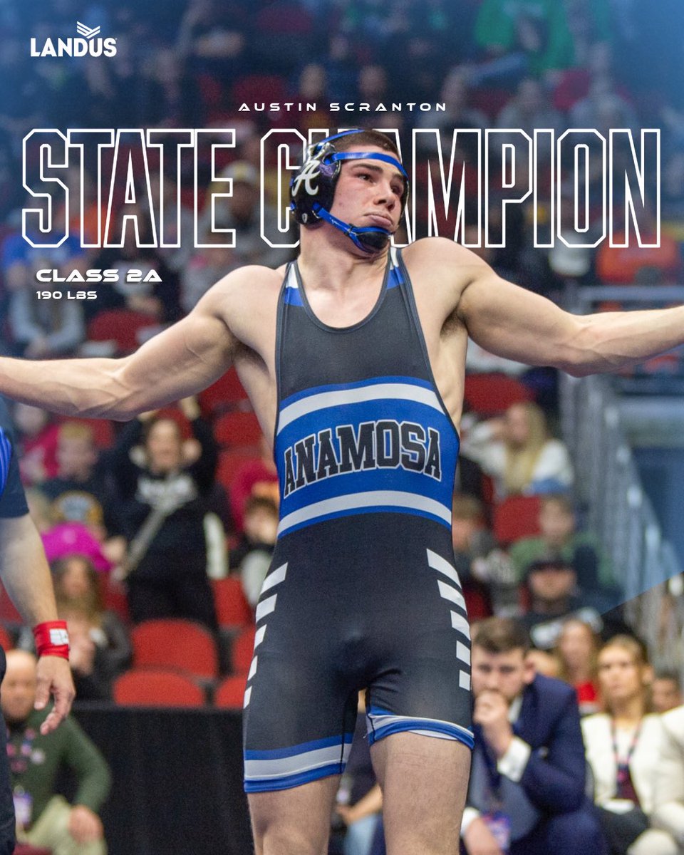🏆𝐒𝐓𝐀𝐓𝐄 𝐂𝐇𝐀𝐌𝐏𝐈𝐎𝐍🏆

AUSTIN SCANTON WINS HIS SECOND STATE TITLE 💍

#iahswr