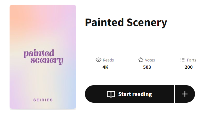 seiriesWP's tweet photo. Happy 4k reads on Painted Scenery!  -`♡´- https://t.co/thunb4zxFK