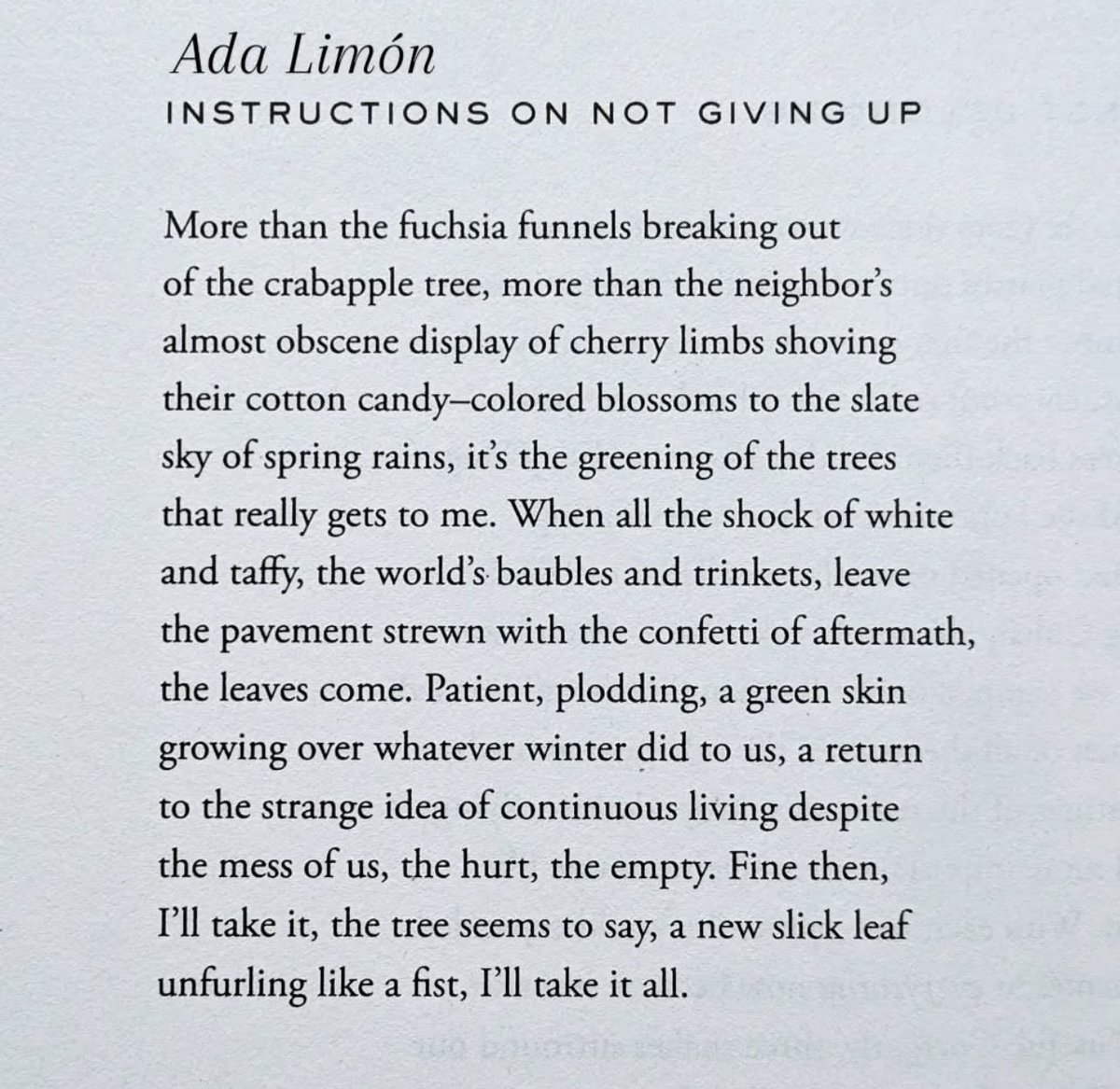 Ada Limón • The Carrying