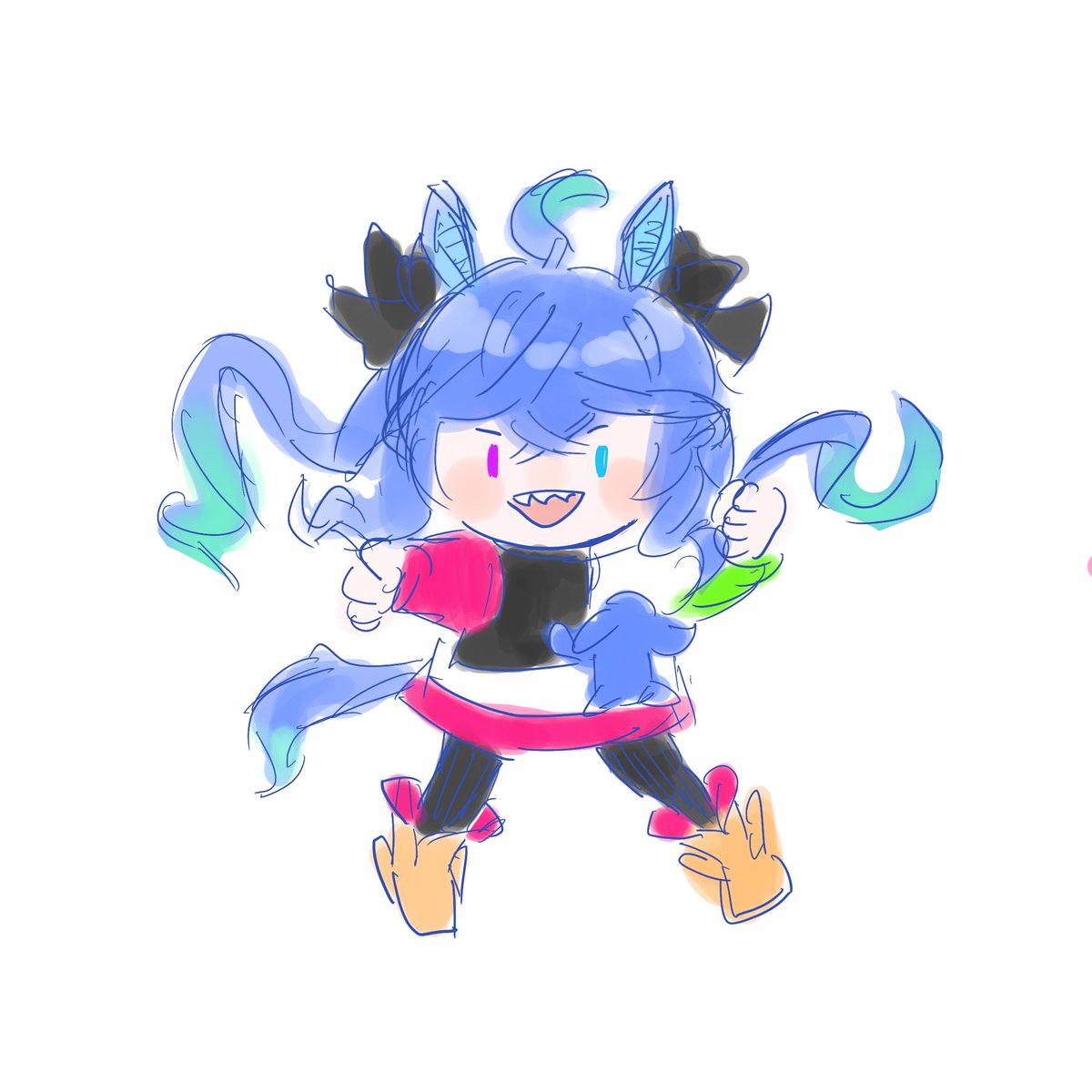 らくがき
 #ウマ娘 ツインターボ