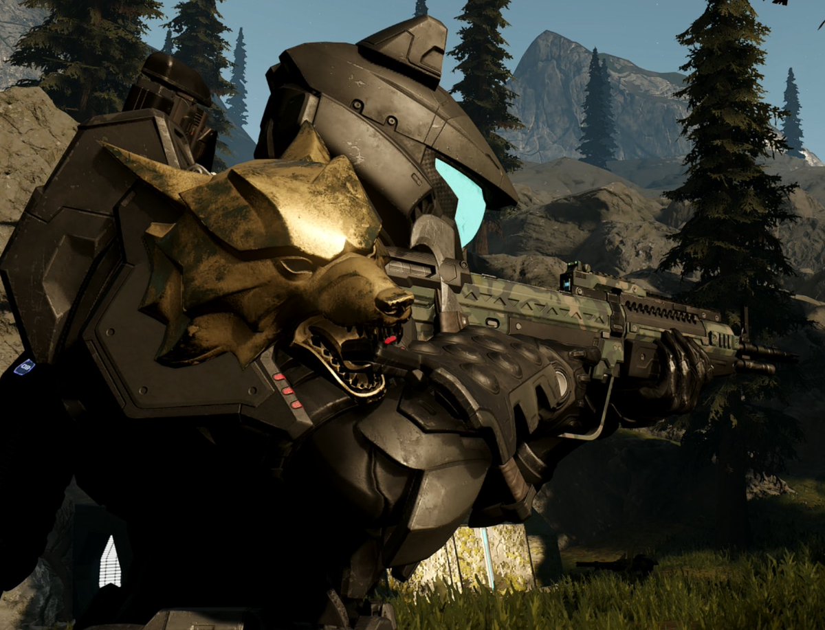 streah's tweet photo. //Rapid fire combat, and food conversations?
//That's a salt and battering!!
Live on #Twitch so come hangout!
Playing some #HaloInfinite with the amazing @Miurgen!
Links below!
#TwitchStreamer #HaloNight https://t.co/FmCBMiwU1e
