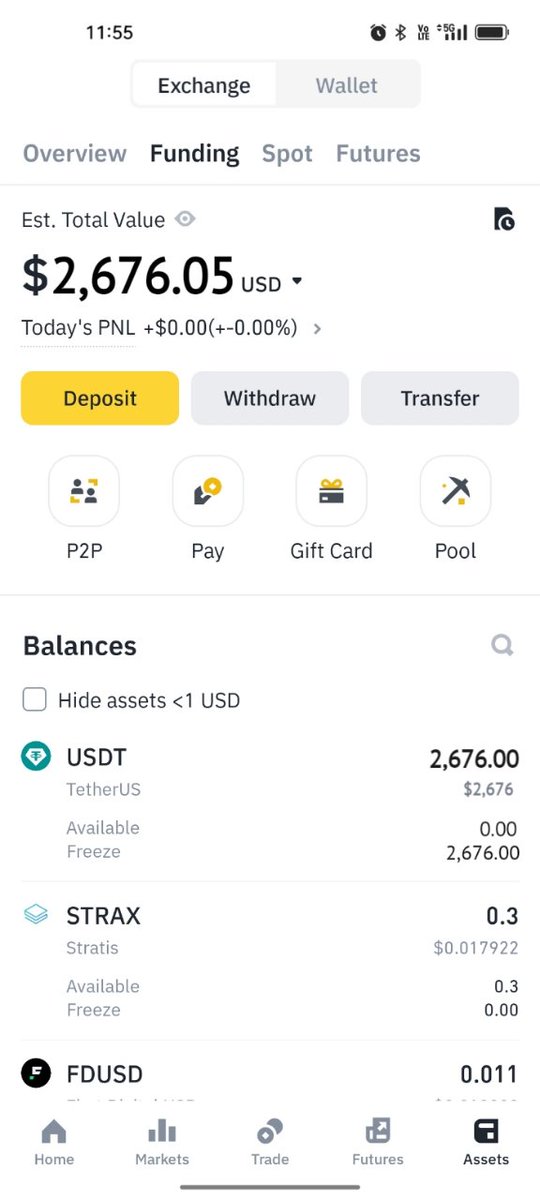 Dkfreefund's tweet photo. Hello @binance Team Please Help me My Account disable $2,676 is Freeze 😭😭😭

More than 3 weeks not solution by support @cz_binance https://t.co/cY96od0sQb