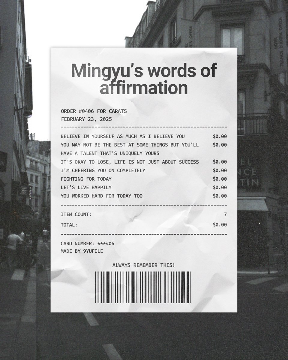 9yufile's tweet image. mingyu’s words of affirmation
