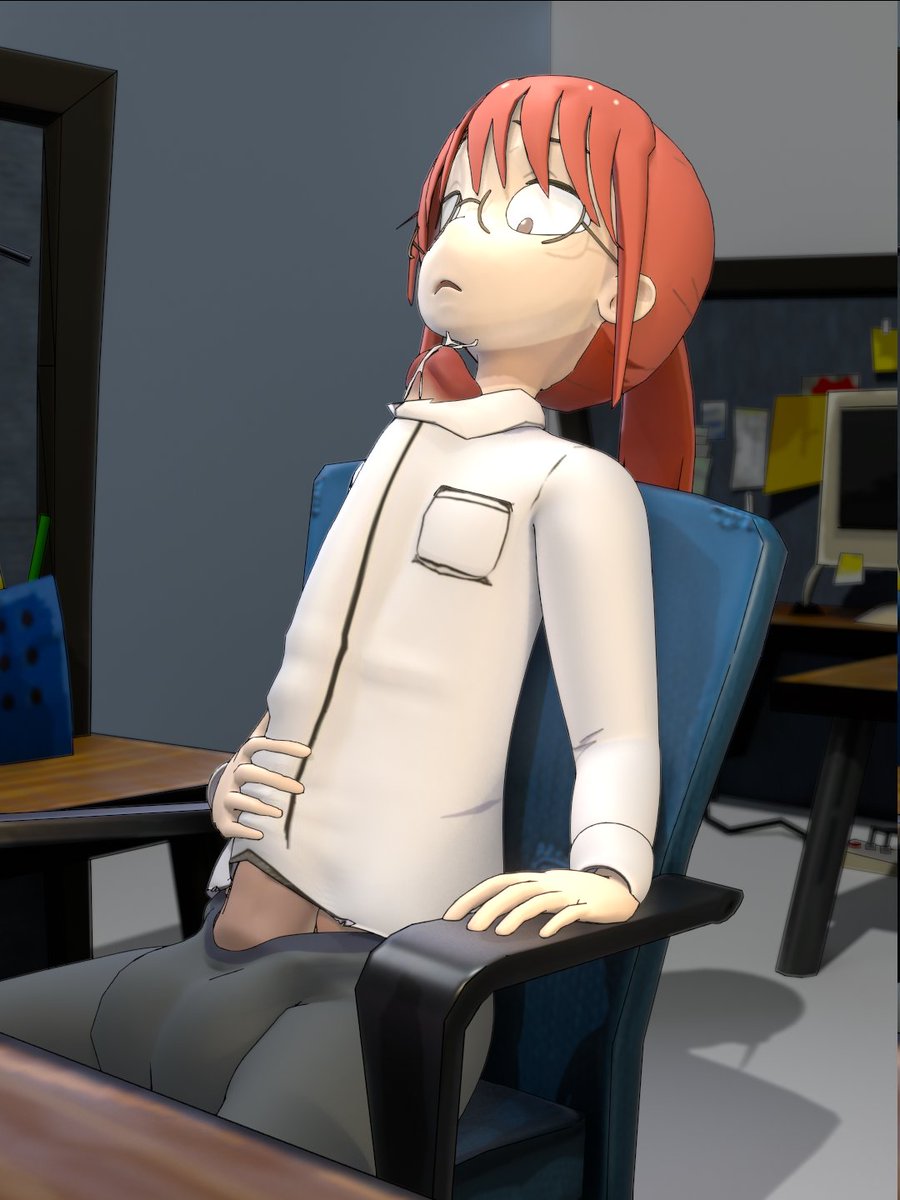 ExplicitSquared's tweet image. Basically canon!
Couldn&apos;t get it quite looking how I wanted but I didn&apos;t want to keep working on it.

Kobayashi model by kazunyaaN on sketchfab