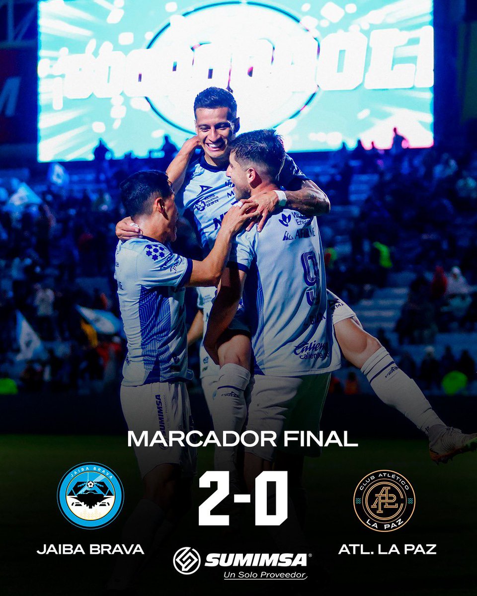 90+10' ⏱️ |  ¡MARCADOR FINAL!

🤩 ¡GANOOOOOOOOOOOOOOOOOOO LA JAIBAAA BRAVAAA! 🔥

👊🏻 ¡LOS 3️⃣ PUNTOS SE QUEDAN EN CASA! 🏟

#Inquebrantables 🦀🩵