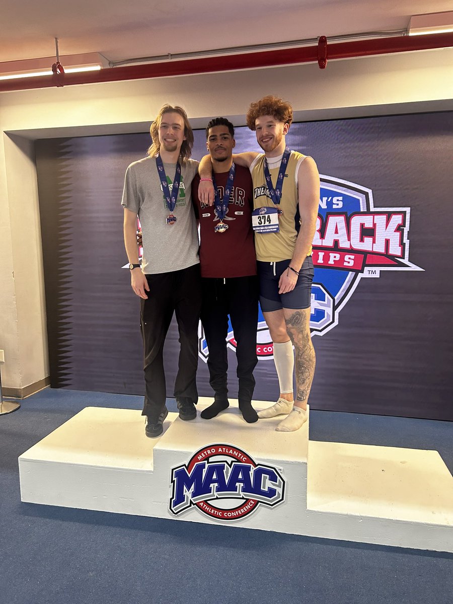 Men’s High Jump

🥇Michael Palmer (<a href="/RiderXCTF/">Rider Track & Field/Cross Country</a> )
🥈 Ivan Lytivchenko (<a href="/Jaspers_Track/">Jaspers T&F/XC</a> )
🥉 Dante Elliott (<a href="/MountXCTF/">Mount St Mary's XCTF</a> ) 

#MAACITF