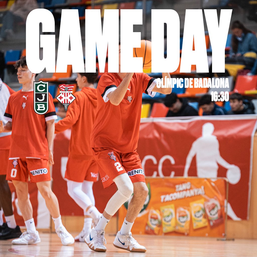 📢 AVUI JUGUEM! 🔥🏀

💥 Partit molt especial!
🆚 Joventut de Badalona
📍 Pavelló Olímpic de Badalona
🕞 16:30 h