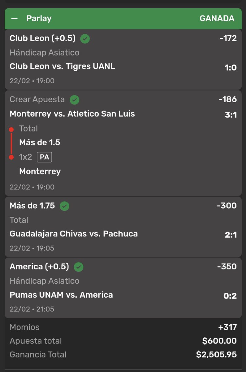 Las que se ganaron el día de hoy, la bendita liga mx 🚬