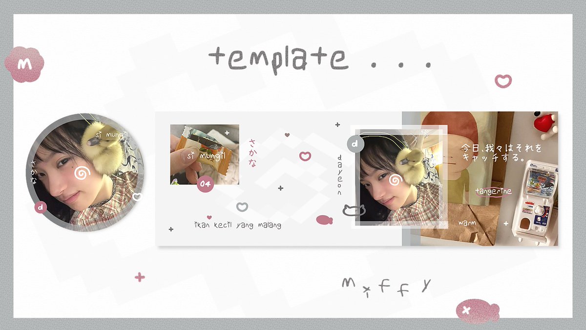 miffyJKT48's tweet photo. haloo bantu repost ya! terimakasih 

temen temen miffy ada 4 template layout yang perlu di ospek. tolong diospek pelan pelan yah, jika ada kesamaan dengan ba lain kabari miffy melalui dm. kira kira ada yang kamu suka gak??? 🤔💭

#zonauang https://t.co/dlH21aQSXI