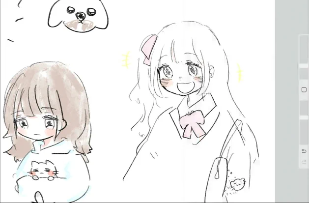 캉캉 그리는데는 노력이 많이 들어간다
#つきねこなげむします 