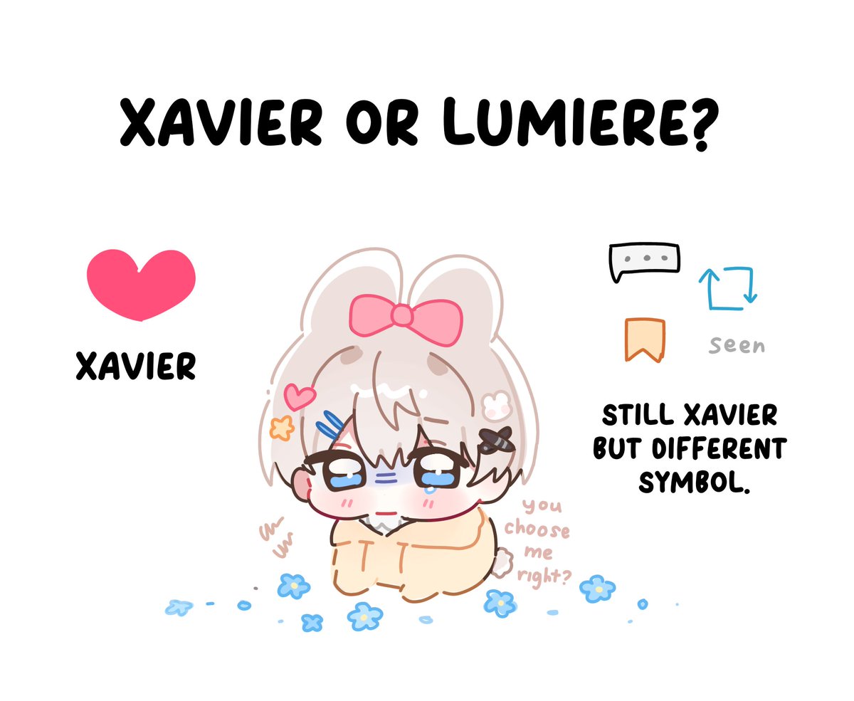 RinieRin7's tweet photo. Just Xavier https://t.co/aCyzBUNw6Y