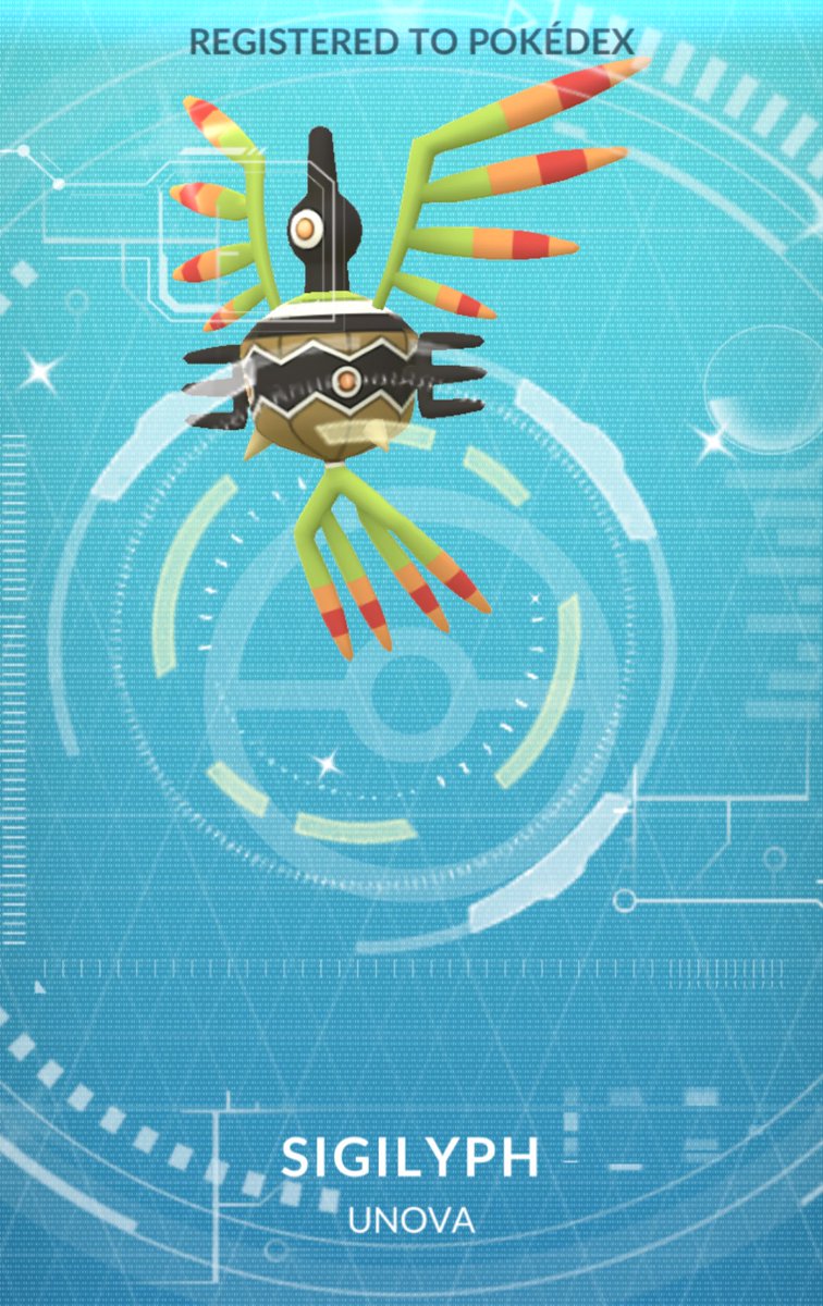 fressure's tweet image. Shiny Sigilyph