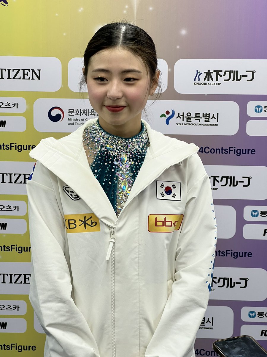 Ahsun Yun 🇰🇷 117,11 / 182,68 
“It’s my honor to perform in my hometown. I changed my boots recently, so there were some issues getting adapted with the new ones, and I think this caused me to miss some of the components. I was a bit nervous to perform the first in the final