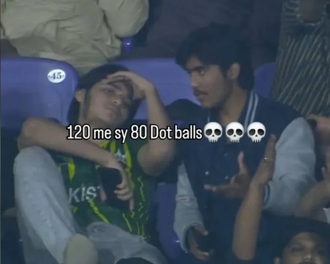 Ab smjh arha hai k 120 par 120 kyun nahi banay 💀
#PAKvsIND #ChampionsTrophy