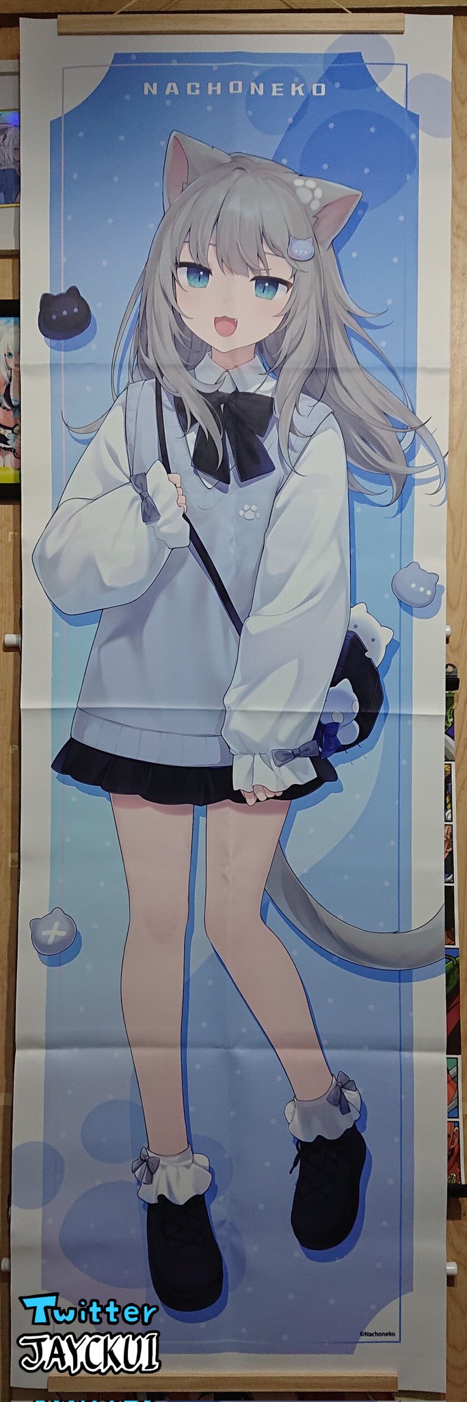 nachoneko 等身大 布ポスター AVIOT Nachoneko 等身大布ポスター AVIOT VTuber 新品未開封 - メルカリ