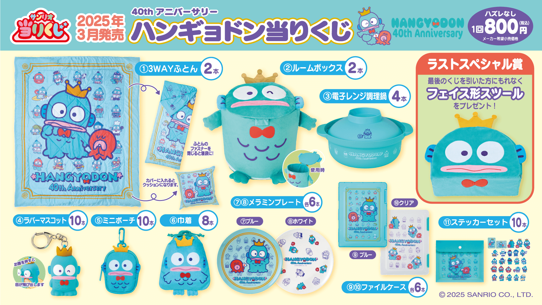 サンリオオンラインショップ限定スペシャルノベルティ ハンギョドン サンリオオンラインショップ限定スペシャルノベルティ