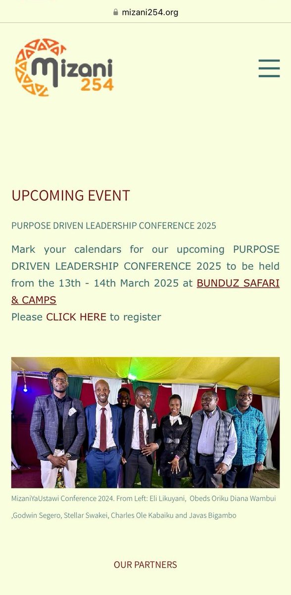 Announcement:

 We wish to express our gratitude to <a href="/GFInfinity51/">The Godfather</a> <a href="/mzalendomaumau/">Gitonga King'ori</a> <a href="/ELeonida1976/">Evelyn</a> @MkenyaD254 for your generous donations and sponsorships towards delegates planning to attend this year MizaniyaUstawi #PURPOSEDRIVENLEADERSHIP2025 conference .
  
Update: 
We have