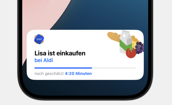 pon_list's tweet photo. Live Activity: Sieh jetzt die geschätzte Einkaufszeit und den Fortschritt deines Partners, während des Einkaufs! Mit Push-Nachricht &amp; Live-Ansicht am Sperrbildschirm! 🛒⏳ #LiveActivity #SmartShopping #Einkaufen https://t.co/CUOVpSNAKl