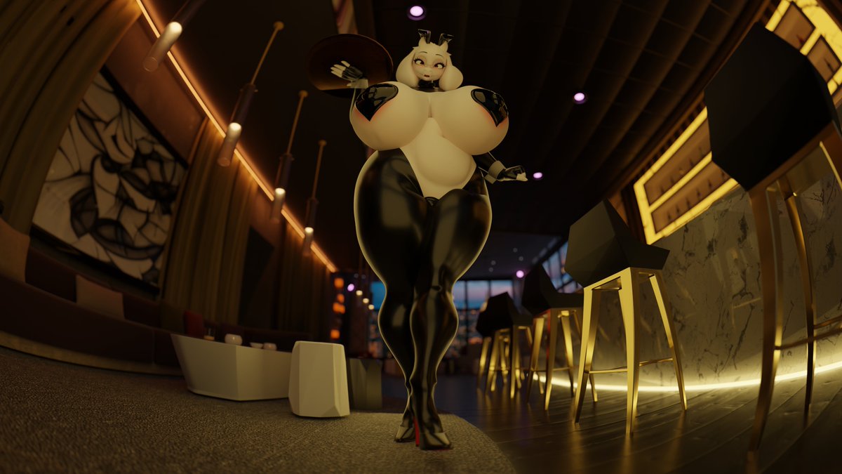 _CryCat_'s tweet photo. 🐐Toriel reverse Bunny suit🐰
The original and a closer look.
Model by: @bom39_twit https://t.co/OiqB1uAdyo