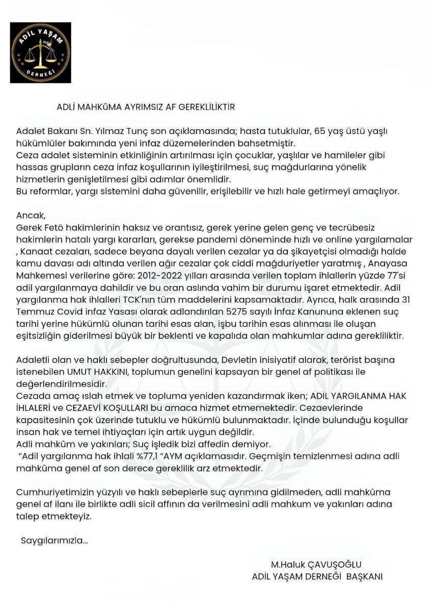 YüzYılAffı BarışıSağlar