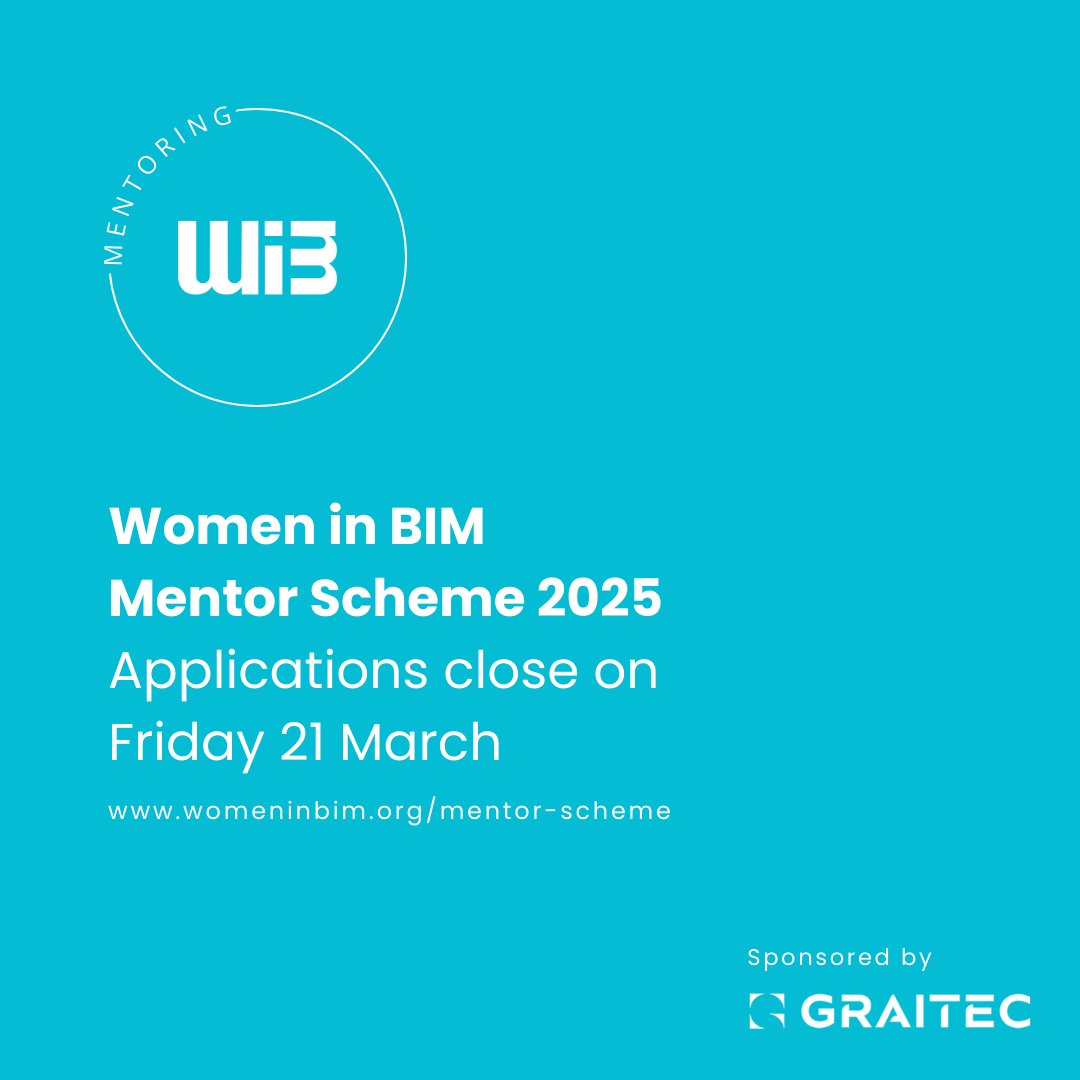 Applications for the #womeninbim Mentor Scheme close this week on Friday 21 March. 

To be part of this motivational programme make your application today.
womeninbim.org/mentor-scheme/
#WIBMentorScheme
#womeninbim
#mentoring