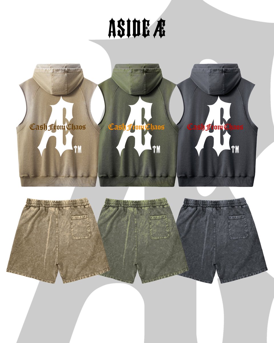 Æ HOODED NO-SLEEVE SWEAT SET UP

02月23日(sun)19:00〜02月25日(tue)19:00
2日間idio✞オンラインにて受注オーダースタート

#idiotjp 
#aside_ae Æ™