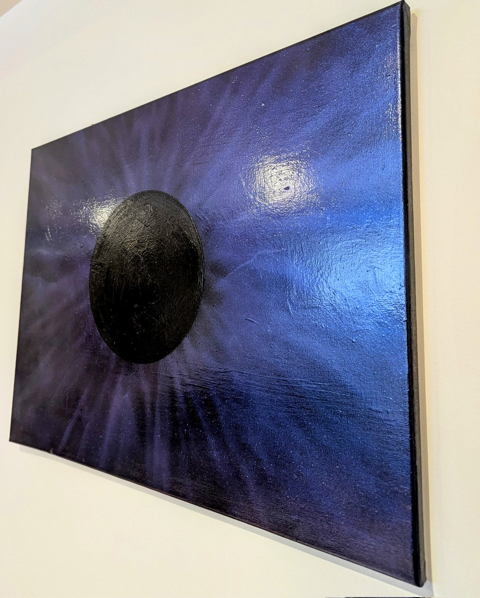 PINKGLITCH3_0's tweet photo. Another angle 🥹  

#art #space #abstractart #blackhole #abstract #purpleblue #spaceart https://t.co/MNGiAwRHT6