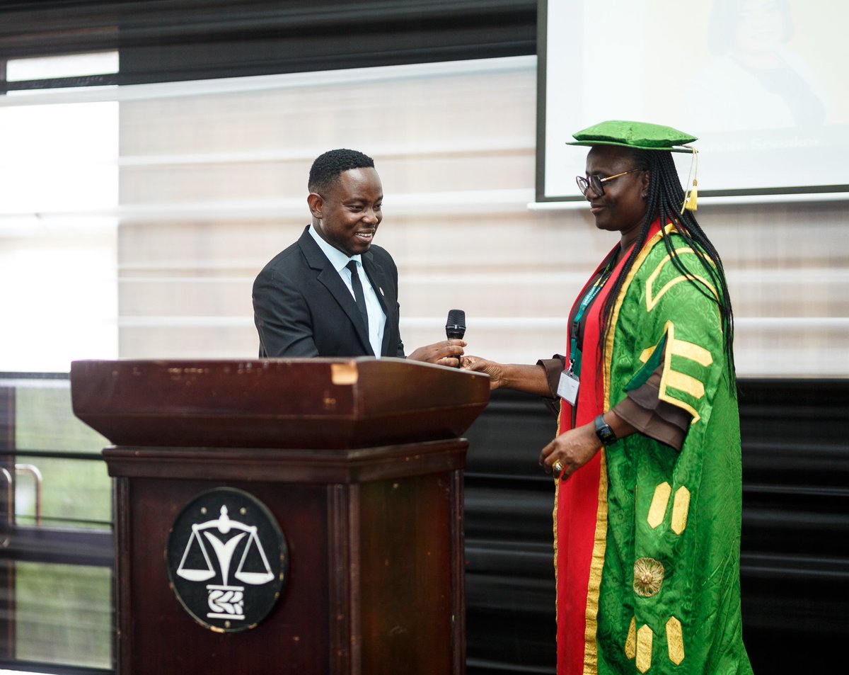 nydjlive's tweet image. It was indeed an incredible honour to serve as an MC of the 4th LL.B Induction And Awards Ceremony of the KNUST Faculty of Law on Thursday, February 20, 2025.
#KNUST #Law #MC #RadioPersonality #Academia
