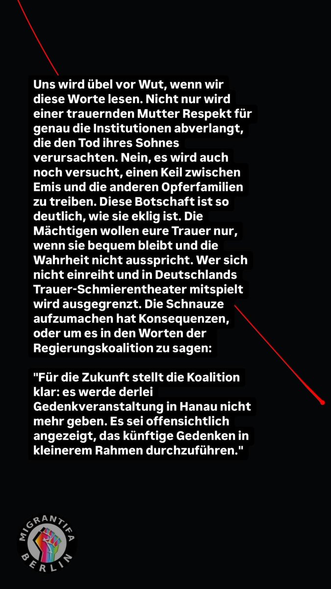 Speaking truth to Power 

Unsere Reaktion auf die neueste Pressemitteilung der Regierungskoalition von Hanau‼️