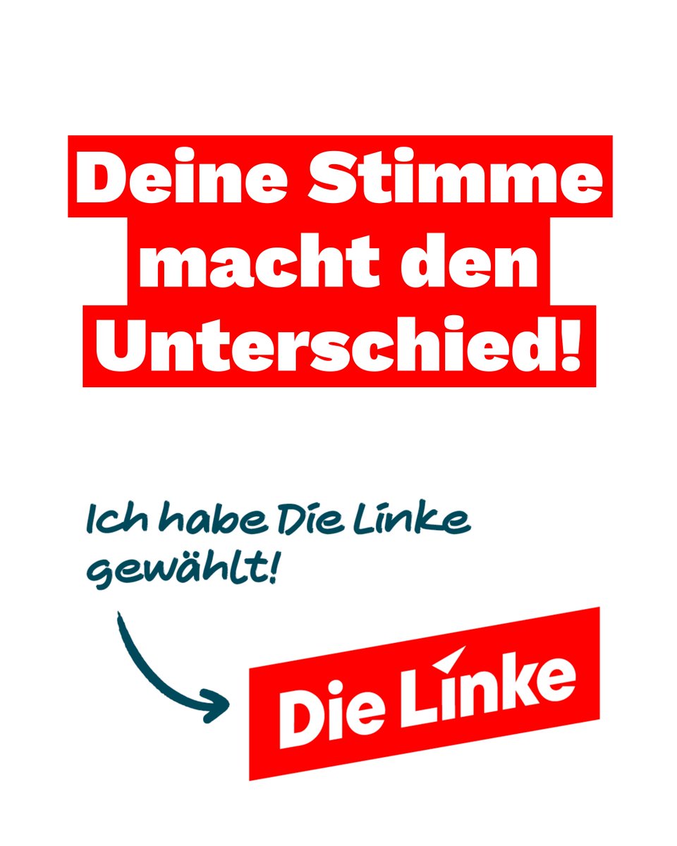 Wer war heute alles schon im Wahllokal und wer ist eher Team Briefwahl? Danke für eure Stimmen und euren unermüdlichen Einsatz in den letzten Wochen!

Das ist der Anfang! Jetzt geht es erst richtig los - gemeinsam mit euch für eine solidarische Zukunft!